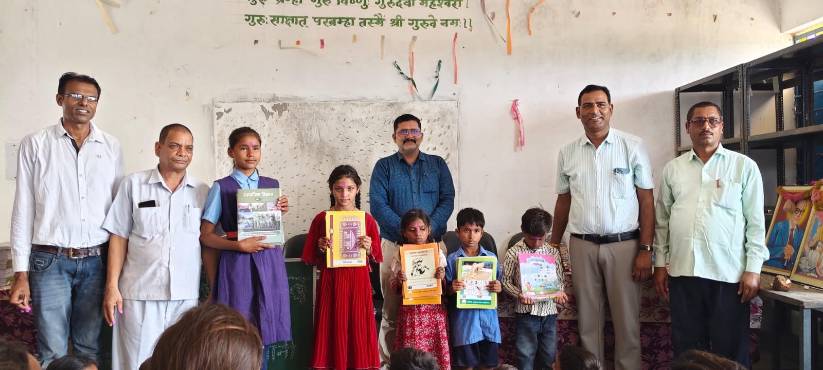 शासकीय हाई स्कूल फंदवानी में शाला प्रवेश उत्सव मनाया गया उत्साह के साथ