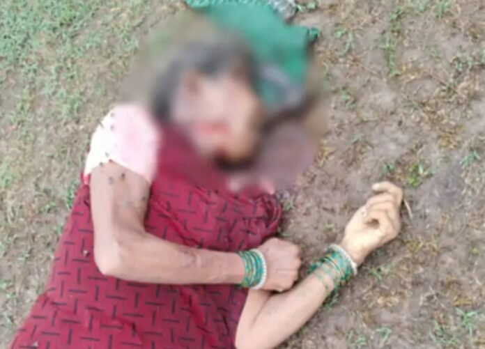 खून से सना शव देख गांव में मचा हड़कंप, कुल्हाड़ी से वार कर बुजुर्ग महिला की बेरहमी से हत्या
