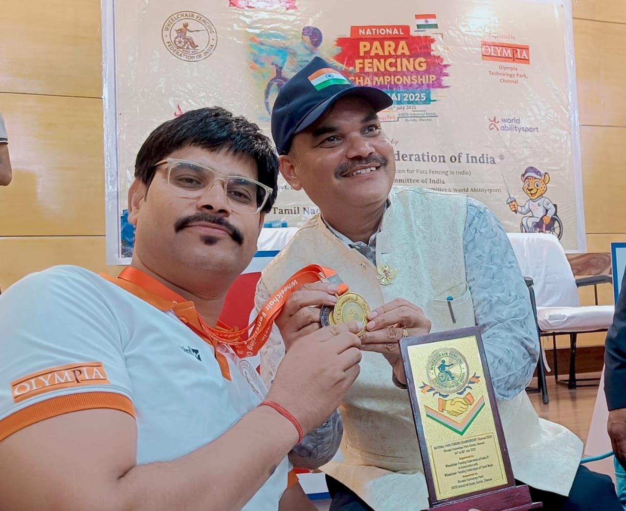 राष्ट्रीय तलवारबाजी चैंपिनयशिप में दीपक शर्मा को मिला पांच मेडल अंतर्राष्ट्रीय प्रतियोगिता के लिये हुआ चयन