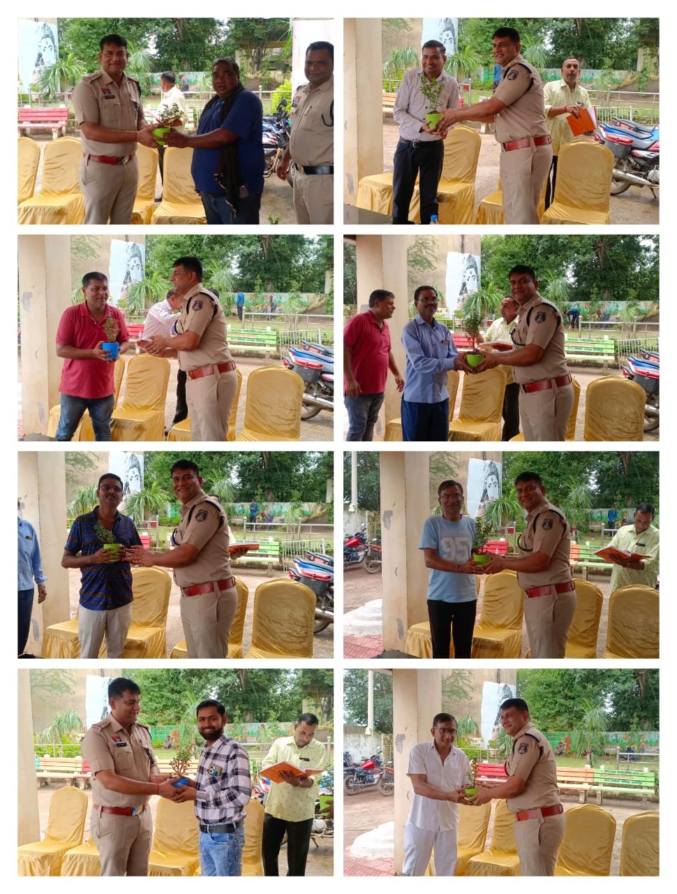 तखतपुर पुलिस ने “सियान चेतना” और वृक्षा रोपण अभियान के जरिए बढ़ाया विश्वास और हरियाली का संदेश