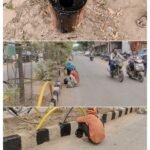 मुंगेली-बिलासपुर रोड के डिवाइडर पर कालिख पोत रहा PWD: काले पेंट में जला हुआ मोबिल ऑयल मिलाने का आरोप, गुणवत्ता पर उठे सवाल*